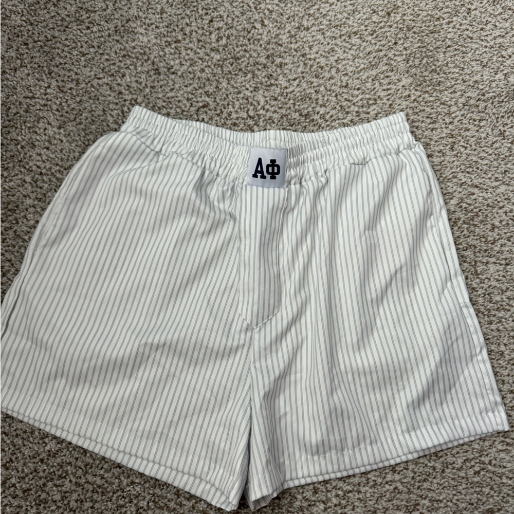 Alpha Phi boxer style shorts